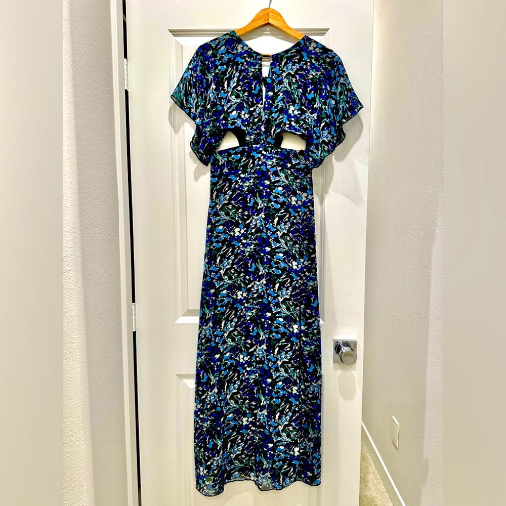 amazing floral long fashionable dress